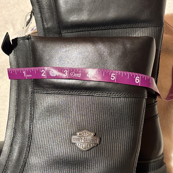 Harley-Davidson Women's carney front zip Black Boots - Picture 6 of 14